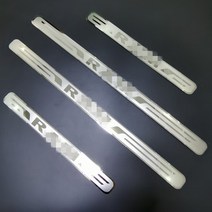 닷지 램 1500 2500 4000 2016-2019 2020 2021 자동차 도어 씰 스커프 플레이트 트림 스테인레스 엔트리 가, 한개옵션0