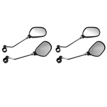 3Pair Bike Rearview Mirror Safety Bicycle Rear View Glass Adjustable Cycling Left Right