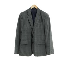 송지오 그레이 체크 울 블레이저 남자 0895