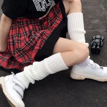 핑크비올라 스노우 울 니트 방한 발토시 종아리 보온 레그 워머 4종