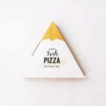 [PW] 딜리셔스 조각 피자 테이크아웃 포장 상자 디자인 피자박스 1박스 200개, [PW] 딜리셔스 조각피자박스 200개