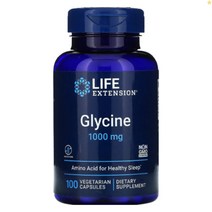 라이프익스텐션 글라이신 Glycine 1000mg 100정, 1개