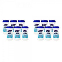 Purell Hand Sanitizing Wipes 퓨렐 핸드 세니타이저 와입스 물티슈 손세정제 40개입 12개, Clean Refreshing Scent