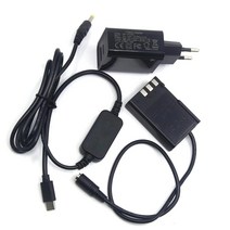 배터리그립 USB 타입 C 충전기 케이블   PD EP-5 EP5 EN-EL9 ENEL9 더미 배터리 DC 그립 니콘 D40 D40X D60 D3000 D5000, EU