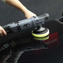 자동차 광택기 셀프 왁싱기 폴리셔 폴리싱, K7138 블랙 + 스폰지 3개