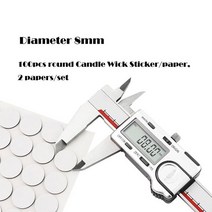 양초 심지 순수한 면화 DIY 에폭시 수지 금형 보석 도구 2.6-20cm 파티 홈 장식 100 개, 8mm 2paples