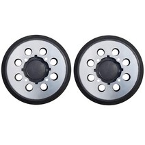 폴리싱 광택기 무선 듀얼 DeWalt Ran 트랙 샌더용 금속 뒷면이있는 5 인치 후크 루프 패드 DWE6421 모델과, 01 Silver