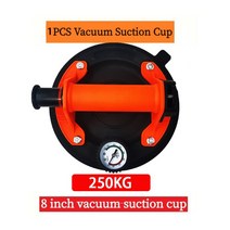 무선 타일 진동기 흡착기 8인치 전문 강력 흡입 컵 250kg 베어링 리프터 용 컵 1 개/2 개, 01 Air valve type 1PCS