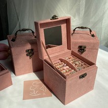 돌반지함 여행용 보석함 악세서리함 쥬얼리박스 3단 보관함
