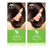 TS 착한염색 1제 60g + 2제 60g 세트, 3호 자연흑색, 6개