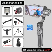 스마트폰 짐벌 카메라 짐벌 orsda new f6 3축 짐벌 스태빌라이저 gopro, oc002m