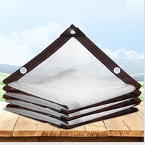 타프 다기능 방수 천 맞춤 제작 방수 방수포 투명 필름 타포린 정원 온실 식물 유지, 3x4m