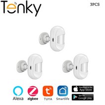 Tenky-Tuya Zigbee 인체 모션 센서 스마트 홈 PIR 모션 센서 감지기 보안 스마트 라이프 알렉사 구글 홈, 03 3PCS
