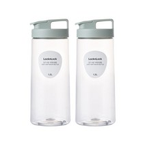 락앤락 홈이있어 잡기쉬운 식탁용물병 2p, 민트, 1200ml