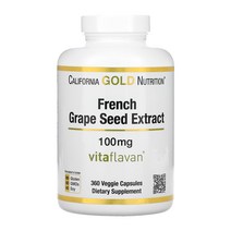 CGN French Grape Seed Extract 100mg 360캡슐 VitaFlavan 포도씨 추출물 그레이프시드