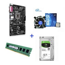 채굴기세트 메인보드세트 중고 ASRock H81 PRO 6WAY CPU 4G RAM SATA500G포함 채굴기 이더리움 비트코인, 채굴용6WAY