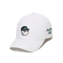 [국내매장판]말본골프모자버킷 체인자수 볼캡 WHITE 화이트 M3143PCP01WHT