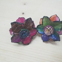 소가죽반지 뱀반지 가죽반지 뱀가죽 DIY 스카프걸 브로치코사지