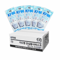 가드맨 안심 황사마스크 대형 KF80, 30개입, 26개