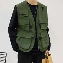 20대 남자 여름 아메카지룩 간절기 패션 카고 베스트 빈티지룩코디자켓 레이어드룩 데일리룩