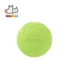 케이알펫츠 강아지 플라이 소프트 원반 22cm, 옐로우, 3개입