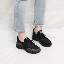 디아슈즈 본디 펄 스판 메쉬 쿠션 키높이 스니커즈 5cm