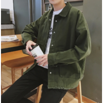 대학생 캐주얼 자켓 야상 밀리터리룩 점퍼 남성 오퍼핏