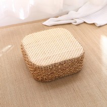 원형 라탄 티테이블 좌식 미니 테이블 다다미 라탄의자, 사각의자