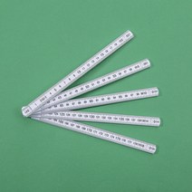 이지툴 양면 접자 화이트 2m, 1개