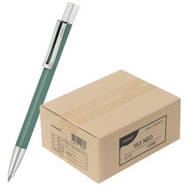 모나미 153 네오볼펜 0.7 mm, 12개, Vintage Green