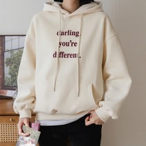 여성 겨울 데일리 달링 양기모 후드 티셔츠