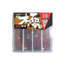 센터 스노클 스노쿨링 마스크 장비 4개/몫 6 후크 폭발 낚시 미끼 트랩 피더 케이지 날카로운 스테인레스, 01 Red_01 10