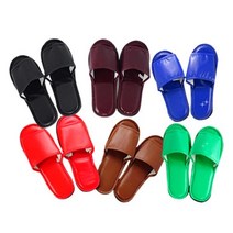 레자거실화 실내화 슬리퍼 사무실 병원 인쇄가능 호텔 분양, 블루