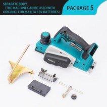20v 15000rpm 무선 전기 대패 makita 18v 배터리 나무 절단 도구에, 배터리 없이