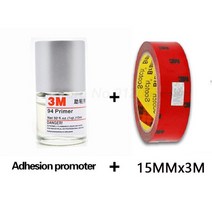 테이프 1 pcs 3M 94 접착 프라이머 촉진제 10ML 접착력 증가 자동차 포장 적용 도구 용 스타일링, [07] F Sets, [01] 3M
