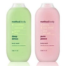 Method Body Wash 버라이어티 팩 딥 퓨어 피스 각 18oz, 기본