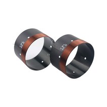 Ghxamp-99mm 우퍼 보이스 코일 6 옴 블랙 알루미늄 라운드 구리 와이어 무대 스피커용 고출력 베이스 2 개, 한개옵션0