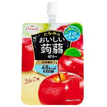 타라미 맛있는 곤약 젤리 사과 맛 150g × 6 개, 6개
