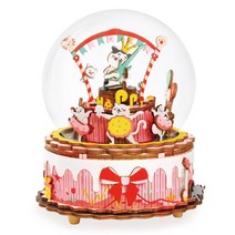 [무료배송][영문판] 로보타임 오르골 ROBOTIME D.I.Y 뮤직 박스 AM42 The Birthday Song 생일케이크
