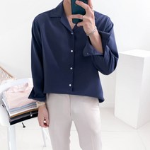 10컬러 무지 부드러운 오픈카라 셔츠 남방(10color)