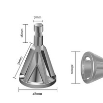 디버링툴 스테인레스 디버링 챔퍼 도구 외부 드릴 비트 금속 버 제거 척, 05