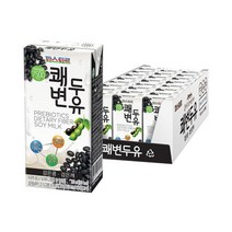 파스퇴르 쾌변두유 검은콩 190mL 24팩, 파스퇴르 뉴칼슘두유 190mL 16팩
