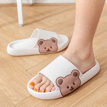 [1+1] 여성 쿠션 슬리퍼 실내화 거실화 샌들 슈즈