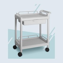 연구실 실험실 의료용 병원 2단 운반카 학교 핸들카 피부관리실 미용샵, CART-201K