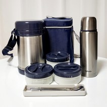 타푸코 수능 기획세트 / 일체형 이중 스텐 보온 도시락 1.7L + 보온병 500ml