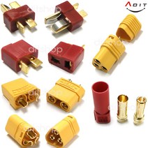 ADIT RC 드론 배터리 XT60 XT150 XT90 XT30 커넥터 단자 연결잭, BY0161_잭 블랙 150A