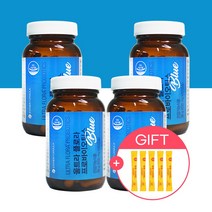 에스더포뮬러 울트라플로라 블루 60캡슐 4병+프리바이오틱스 (냉장배송), 4병+비타민C츄어블 10정