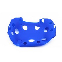 vr 안경 스마트 글래스 게임 추천 htc vive 헤드셋 보호 헬멧 충격 방지 쉘 액세서리 용 부드러운 땀 방지 실리콘 컨트롤러 커버, 파란색 덮개, 03 Blue Cover