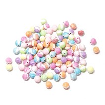 세로줄무늬구슬 10mm 100g 원형구슬 DIY팔찌 노리프렌즈 비즈공예 목걸이 만들기재료