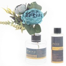 아도라하우스 레이나퍼퓸 장미와동백 블랙 플라워디퓨저 150mlx2, 코튼블로솜 청포도